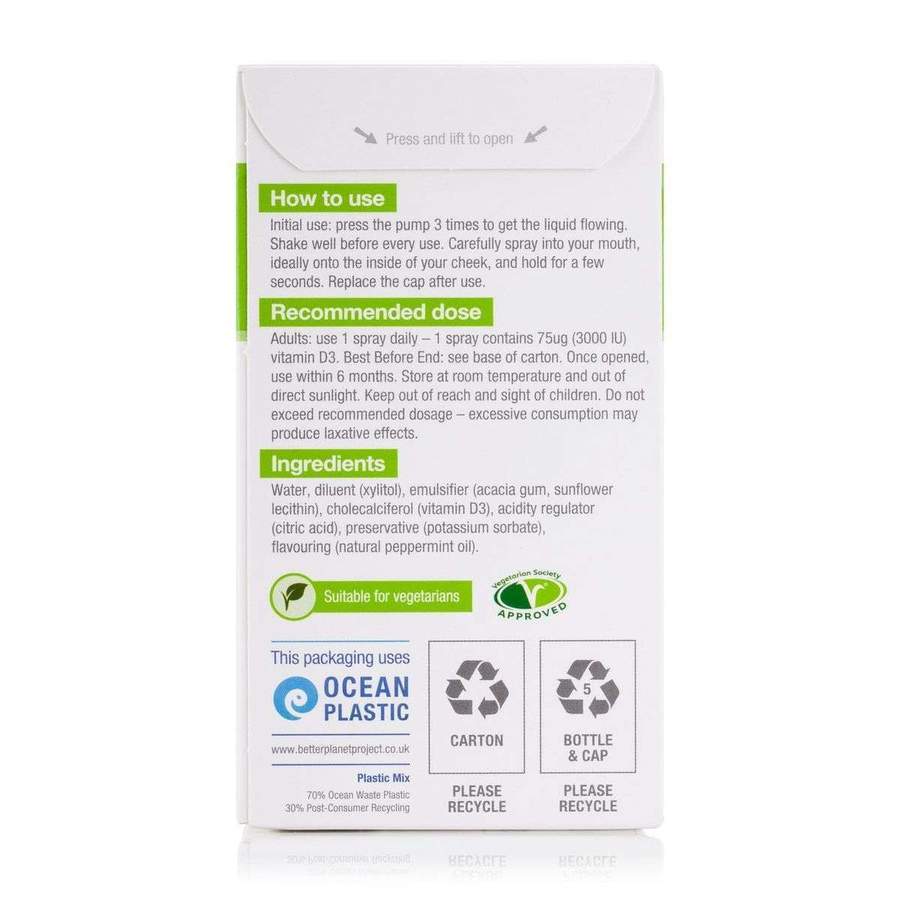 BetterYou DLux 3000, Daily Vitamin D Oral Spray 15 ml