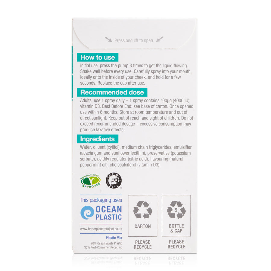 DLux 4000 Daily Oral Spray Vitamin D  BetterYou
