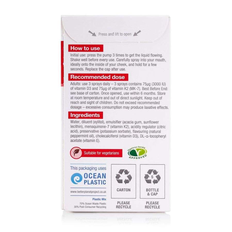 Dlux+ Vitaman D + K2  Oral Spray BetterYou 12 ml