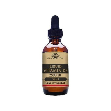 Solgar® Liquid Vitamin D3 2500 IU (62.5 µg) - Natural Orange Flavour - 59ml